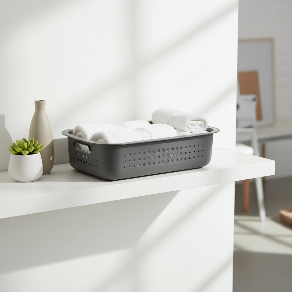 Light Grey Storage Baskets - Image 3