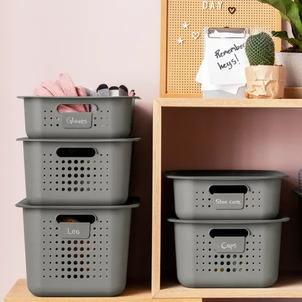 Light Grey Storage Baskets - Image 2
