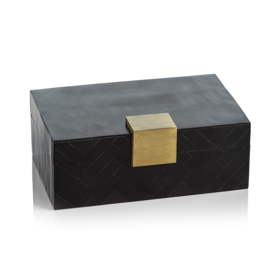 Black Resin Storage Box - Image 2