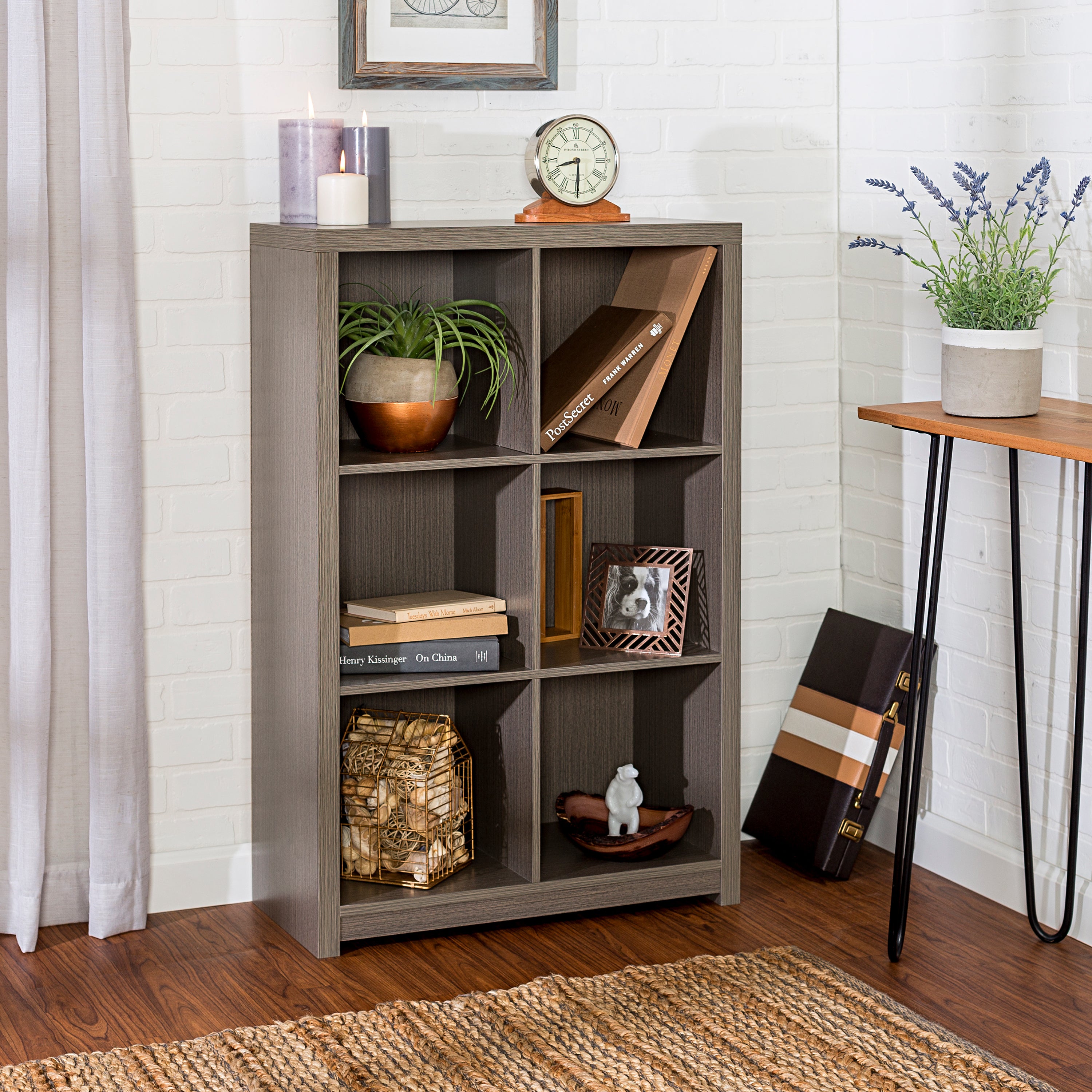 Laminate 6-Cube Organizer - Gray - Image 2