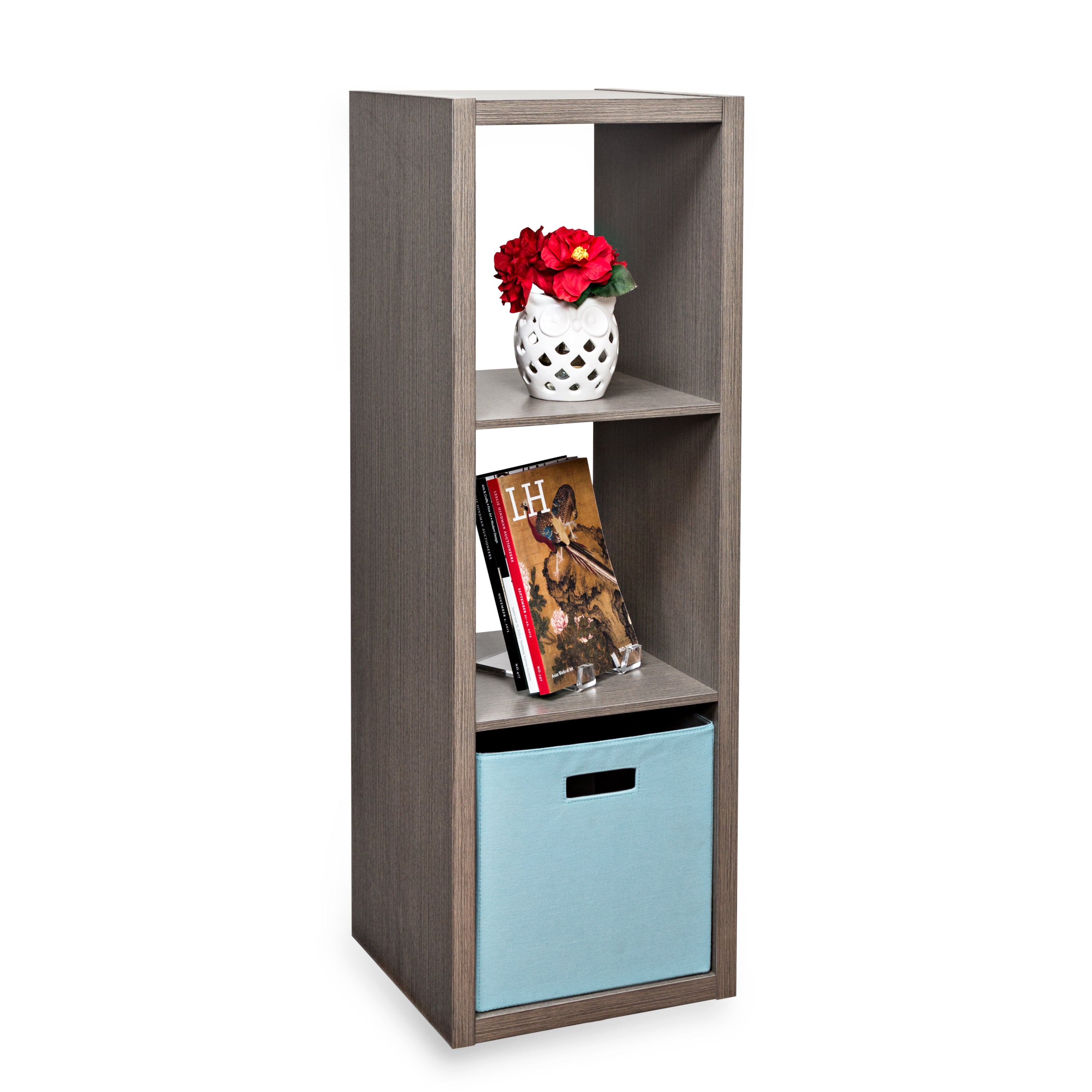 Laminate 3-Cube Organizer - Gray