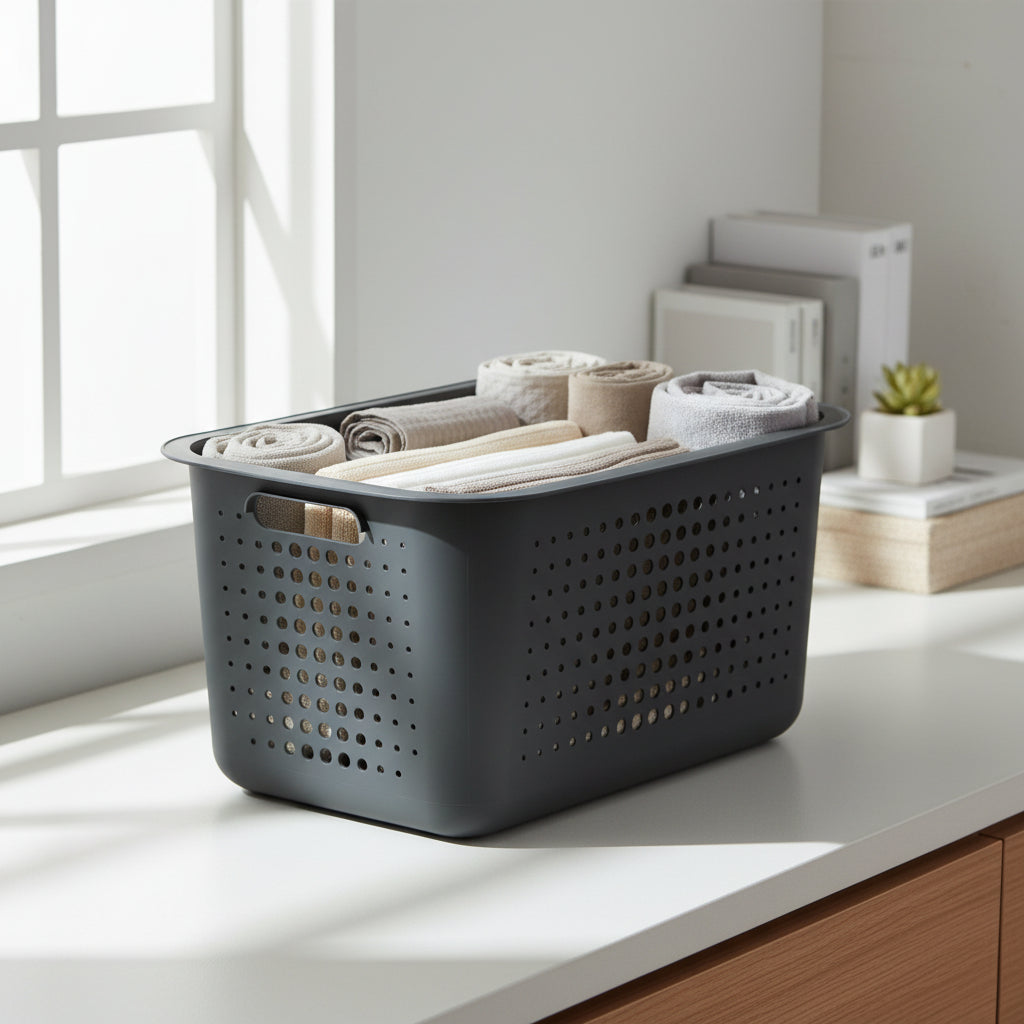 Dark Grey GRELVUX Baskets - Image 2