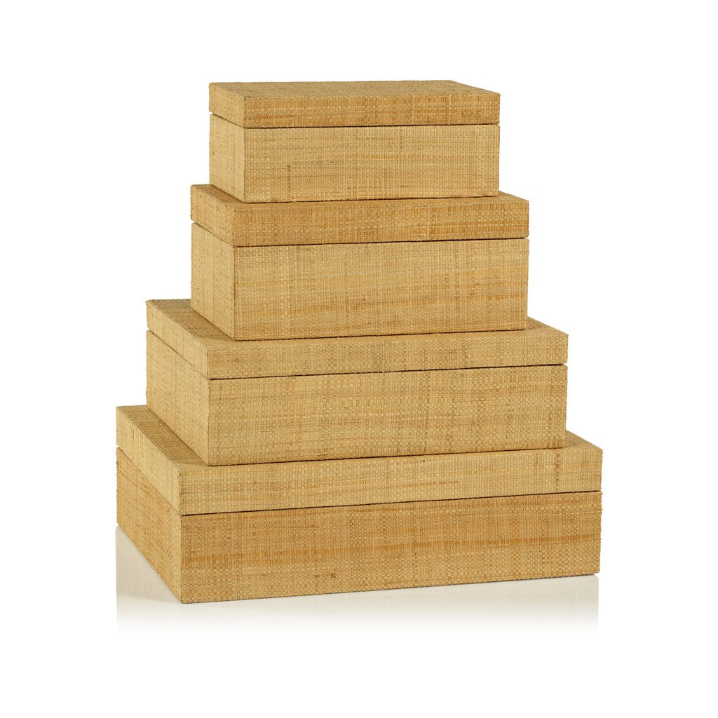 Grasscloth Storage Box - Image 4