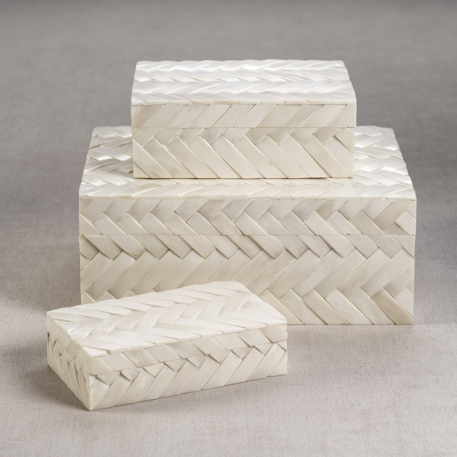 Bone Braided Storage Box - Image 2
