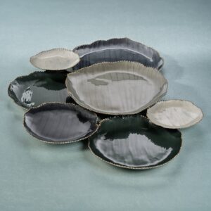 Enameled Seven Section Serving Tray
