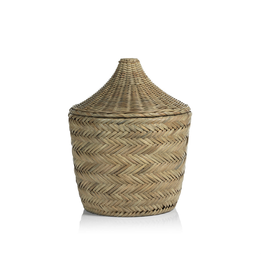 Set of 2 Rattan Storage Baskets - Image 3
