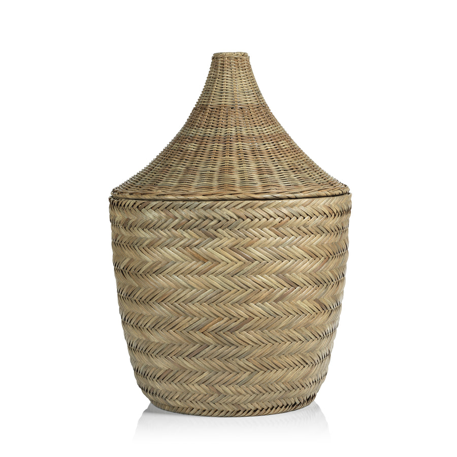 Set of 2 Rattan Storage Baskets - Image 4