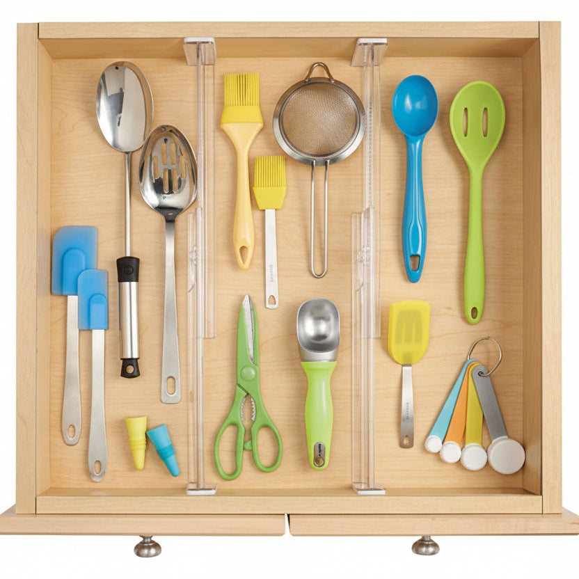 Set Of 2 Expandable Drawer Organisers - Large - Image 2
