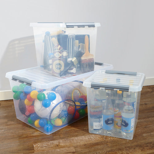 Lidded Plastic Storage Box - 38 Ltr - Image 2